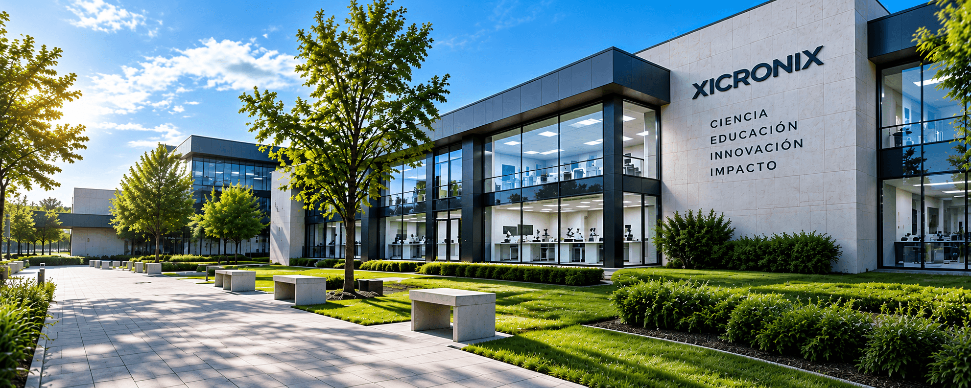 Campus científico y educativo contemporáneo de Xicronix