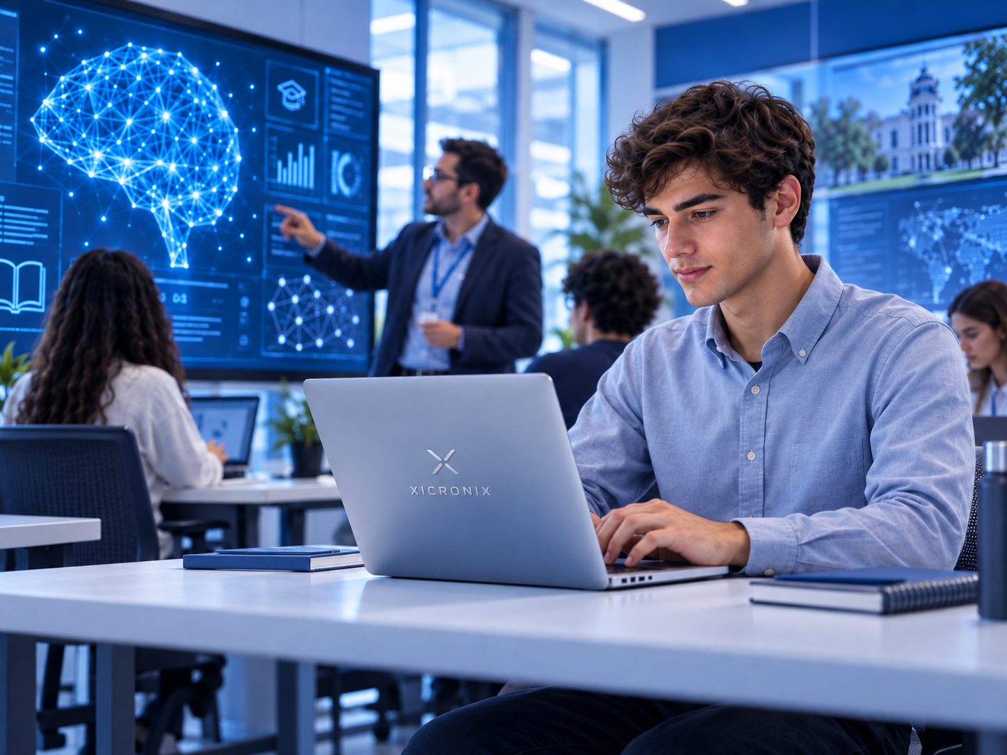 Entorno educativo digital para aprendizaje de tecnología e inteligencia artificial